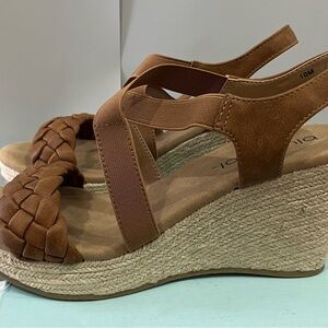 Brown Wedge Sandals